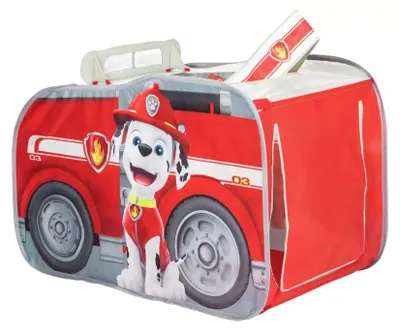 Image de Paw Patrol : Tente de jeu pop-up - Le camion de pompiers de Marshall