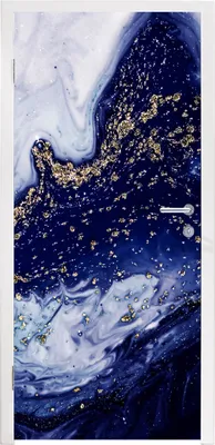 Produktbild von MuchoWow® Türtapete Selbstklebende Türfolie Marmor - Gold - Natursteine 80x205 cm Türposter Türaufkleber Klebefolie Türklebefolie - Fototapete - XXL-Aufklebern