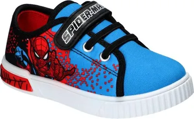 Produktbild von Schuhe Spider Man, Marvel, SP3855, Lizenzierte Spider-Man Kinder-Sneaker mit Klettverschluss, Original Kinderschuhe mit LED-Leuchtsohle 30