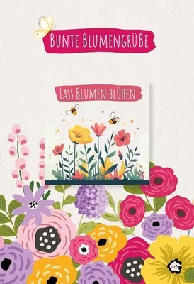 Produktbild von Bunte Blumengrüße