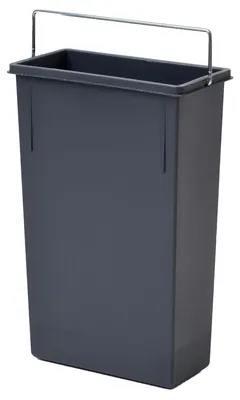 Immagine prodotto di Hailo Secchio interno 1220179 7 L grigio scuro con manico per cucina