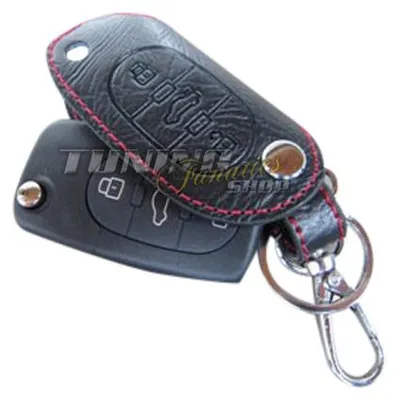 Obrázek produktu pro Pouzdro na klíče LEDER RED 3 Series pro Audi A3 8L A4 B5 A4 8E B6 B7 A6 4B TT 8N