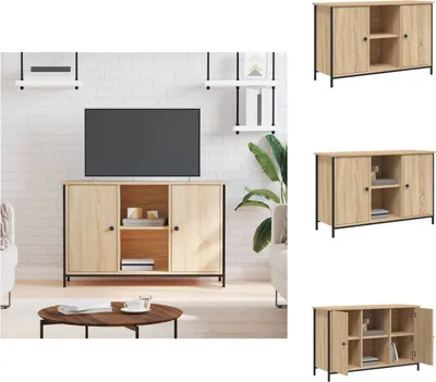 Immagine prodotto di mobile TV vidaXL rovere Sonoma 100x35x65 cm materiale a base di legno - Mobili TV