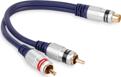 Immagine prodotto di ADATTATORE T-VERBINDER Cinch-BUCHSE - 2x Cinch-STECKER VITALCO (A3)