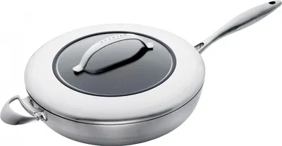 Produktbild von Scanpan CTX 65103200 Sauteuse inkl. Deckel, Edelstahl, 32 cm Durchmesser, Induktionsherd-geeignet, Antihaftbeschichtung