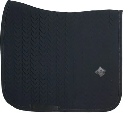 Produktbild von Kentucky Horsewear Dressurschabracke Fishbone Sattelunterlage Schwarz