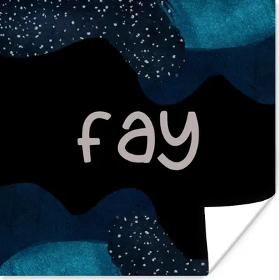 Produktbild von MuchoWow® Poster Fay - Pastell - Mädchen 100x100 cm - Babyzimmer
