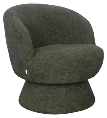 Produktbild von HOMLA ELVIANO-Drehsessel aus Stoff, grün, 66 x 80 x 71 cm