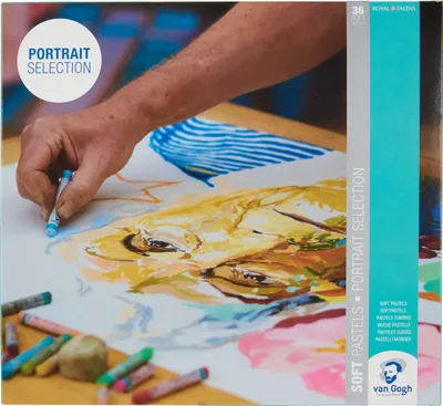 Immagine prodotto di Set di pastelli morbidi Van Gogh con una selezione per ritratti in 36 colori