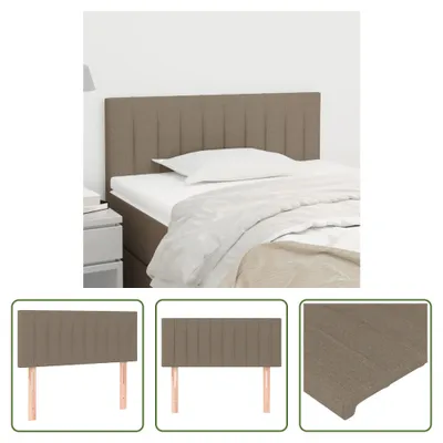 Produktbild von The Living Store Kopfteil Taupe 80x5x78/88 cm Stoff