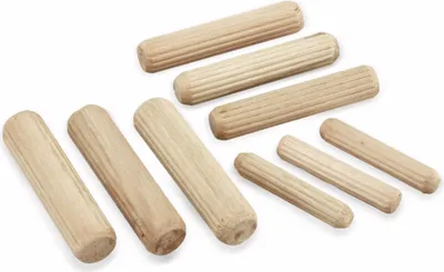 Image de KINZO Set de chevilles en bois, 44 pièces