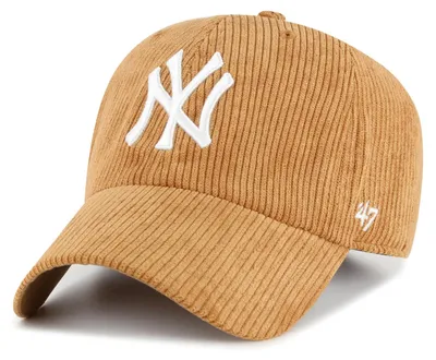 Obrázok produktu pre Čiapka '47 Brand MLB New York Yankees, hrubá šnúrka, model 47 CLEAN UP, farba: camel