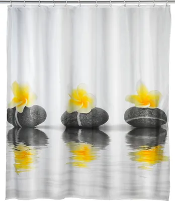 Produktbild von Duschvorhang Stones with Flower