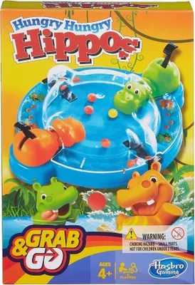 Produktbild von Hungry Hippos Arcade-Spiel, Pocket Edition, Hasbro