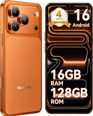 Produktbild von 2026 Blackview WAVE 7C Handy Ohne Vertrag, 6.56", Android16, 16GB+128GB/2TB TF, Face ID, 5000mAh, 32MP, Dual-SIM, WiFi 5, IP54