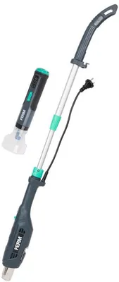 Produktbild von FERM Unkrautbrenner und kabelloses Unkrautbürsten-Set – 2-in-1 elektrisches Unkrautentfernen – Umweltfreundlich, ohne Chemie – Inklusive Akku und Lade