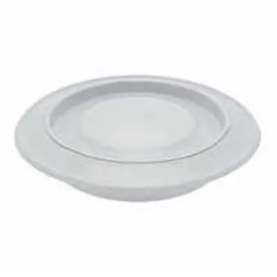 Immagine prodotto di rosone smaltato bianco con tappo 8 cm