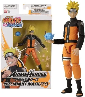 Produktbild von Anime Heroes Naruto Uzumaki Figur, 17 cm, Actionfigur, Bandai, Naruto Shippuden, Sammlerstück