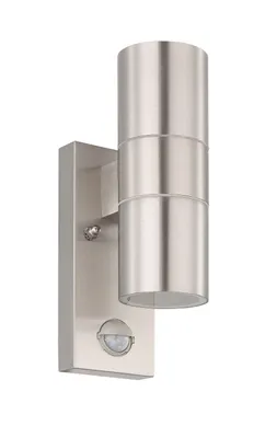 Immagine prodotto di EGLO applique da esterno LED Sensor Riga 5 2×3W acciaio inox
