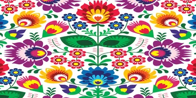 Produktbild von Tulup Glas-Bild -140x70- Wandkunst Dekorative Wand für Küche & Wohnzimmer - Blumen & Pflanzen - Ethnisches Muster - Mehrfarbig