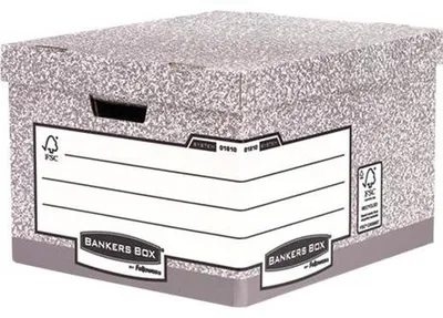 Archívny kontajner, kartónový, veľký, "BANKERS BOX® SYSTEM by FELLOWES®"
