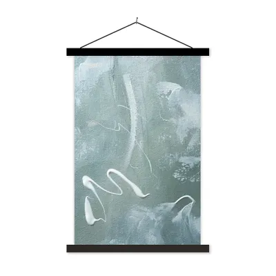 Produktbild von MuchoWow® Textilposter Acrylfarbe - Gestaltung - Abstrakt 40x60 cm mit schwarzem Rahmen - Wanddekorationen