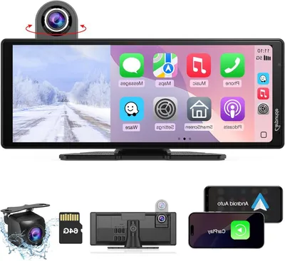 Productafbeelding van Autonavigatie - Navigatiesysteem - GPS - CarPlay Scherm - Android Auto - 10,26 Inch HD IPS Touchscreen