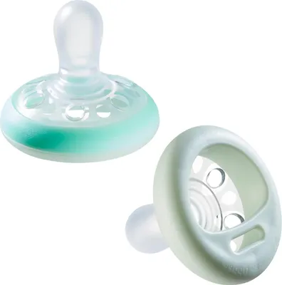 Zdjęcie produktu dla Tommee Tippee Closer to Nature – Smoczki Nocne (0-6m)