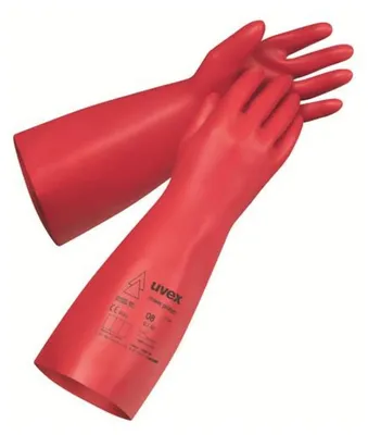 Zdjęcie produktu dla Uvex power protect V1000, Rękawice izolacyjne, Czerwony, Dorosły, Dorosły, Unisex, Ochrona przed wyładowaniami elektrostatycznymi (ESD)