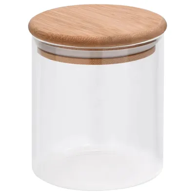 Produktbild von vidaXL Vorratsgläser mit Bambusdeckel 6 Stk. 600 ml