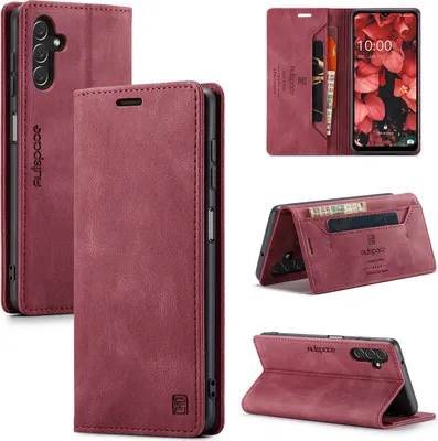Obrázek produktu pro Galaxy A13 5G Wallet Case Case, RetroPolyuretankožené pouzdro Stand Protective Cover pro Samsung Galaxy A13 5G Red
