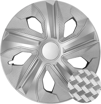 Produktbild von 4 x Kołpak Moon Silver 15 cali uniwersalne