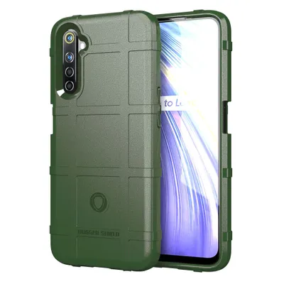 Obrázek produktu pro OPPO Realme 6 Pouzdro, měkké TPU silikonové nárazuvzdorné ochranné pouzdro pro OPPO Realme 6 zelené