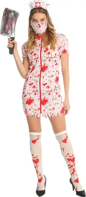 Produktbild von L/XL MP-43|Horror Krankenschwester Damen Kostüm "Bloody Nurse" MIESEPETER®