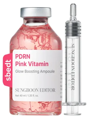 Obrázok produktu pre SUNGBOON EDITOR Pink PDRN Glow Boosting Ampoule