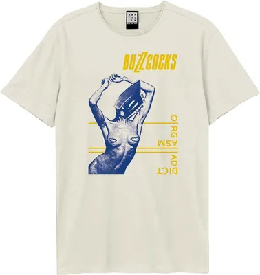 Produktbild von Amplified - "Buzzcocks Orgasmatic" T-Shirt für Herren/Damen Uni GD4254 (M) (Altweiß)
