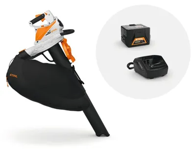 Image de Aspiro-souffleur broyeur 36V SHA 56 avec 1 batterie 4Ah + chargeur - STIHL - SA02-200-0005