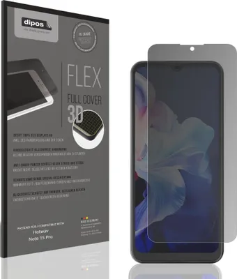 Produktbild von Full Cover Privacy Blickschutzfolie für Hotwav Note 15 Pro Folie Anti-Shock