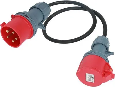 Image de Câble d'alimentation 5 broches, adaptateur 32 A, 1 m, section 25 mm²