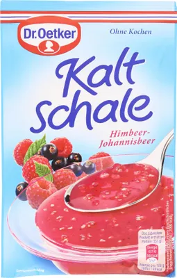 Produktbild von Dr. Oetker Kaltschale Himbeer Johannisbeer Dessertpulver 57g