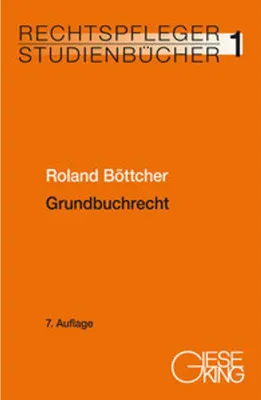 Obrázok produktu pre Grundbuchrecht