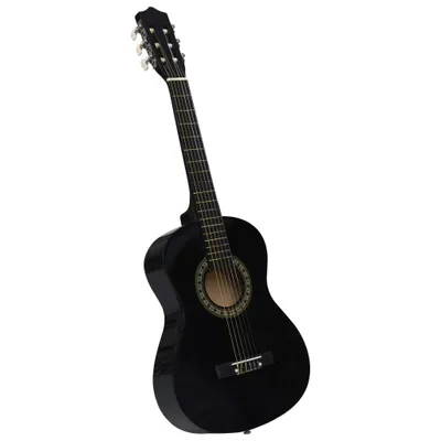 Immagine prodotto di Chitarra Classica Principianti e Bambini Custodia Nera 1/2 34"