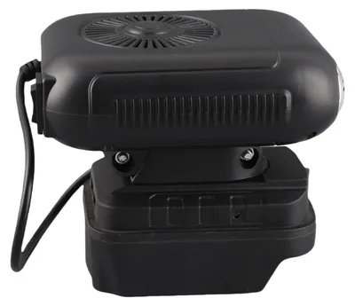 Zdjęcie produktu dla Grzejnik zasilany bateryjnie, obrót o 90 stopni, 2 temperatury, 2xUSB, przenośny grzejnik do BL1830, BL1850, BL1840, BL1845, BL1815, BL1820, BL1860B