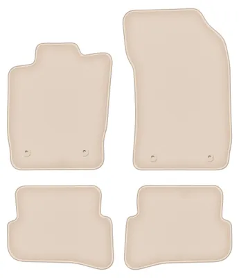 Immagine prodotto di Tappetini in moquette per Audi A1 8X dal 2010 (hatchback) – set 4 pezzi, beige, su misura – Wielganizator FORTUNA