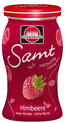 Obrázek produktu pro Schwartau malinová sametová snídaňová ovocná pomazánka 270g