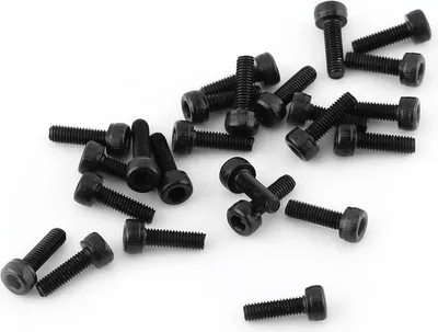 Obrázok produktu pre Sada šesťhranných skrutiek M3 s valcovitou hlavou (M3*10 mm, plný závit, 24 kusov)