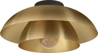 A close-up studio shot of a modern ceiling light fixture.
