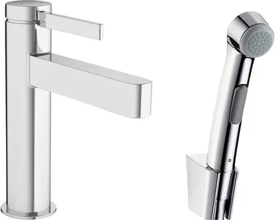 Immagine prodotto di Hansgrohe Finoris miscelatore per lavabo in cromo con doccia bidet 76210000