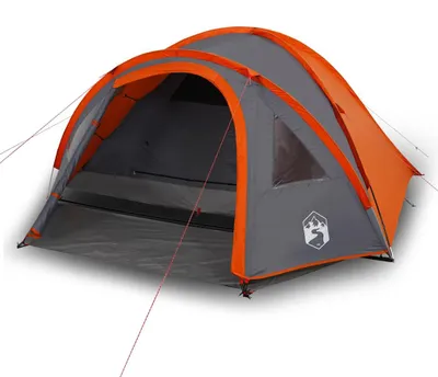 Productafbeelding van vidaXL Koepeltent voor 4 personen, oranje, waterdicht