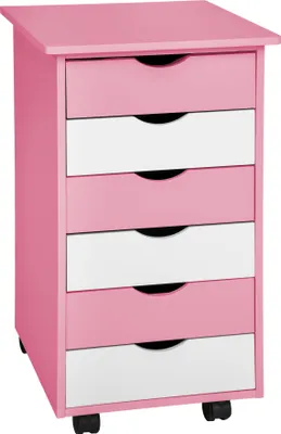 Produktbild von Rollcontainer aus Holz einfache Montage, 36 x 40 x 65 cm